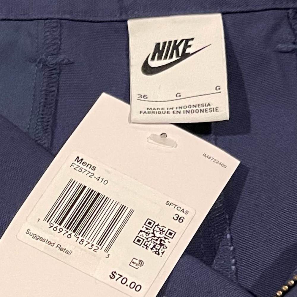 NWT Men's Nike Club Chino Shorts - Picture 10 of 10